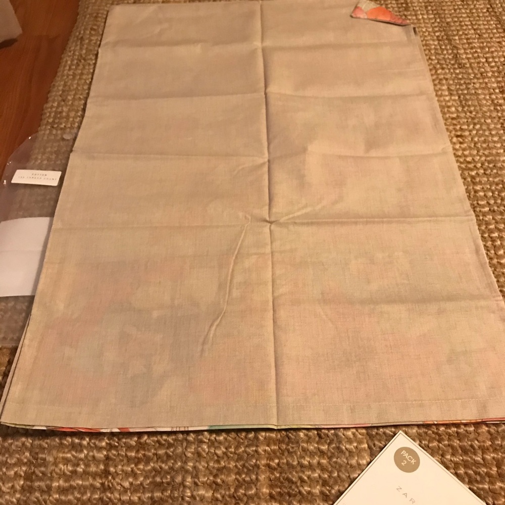 Zara Home standard floral print pillowcase - Picture 5 of 6